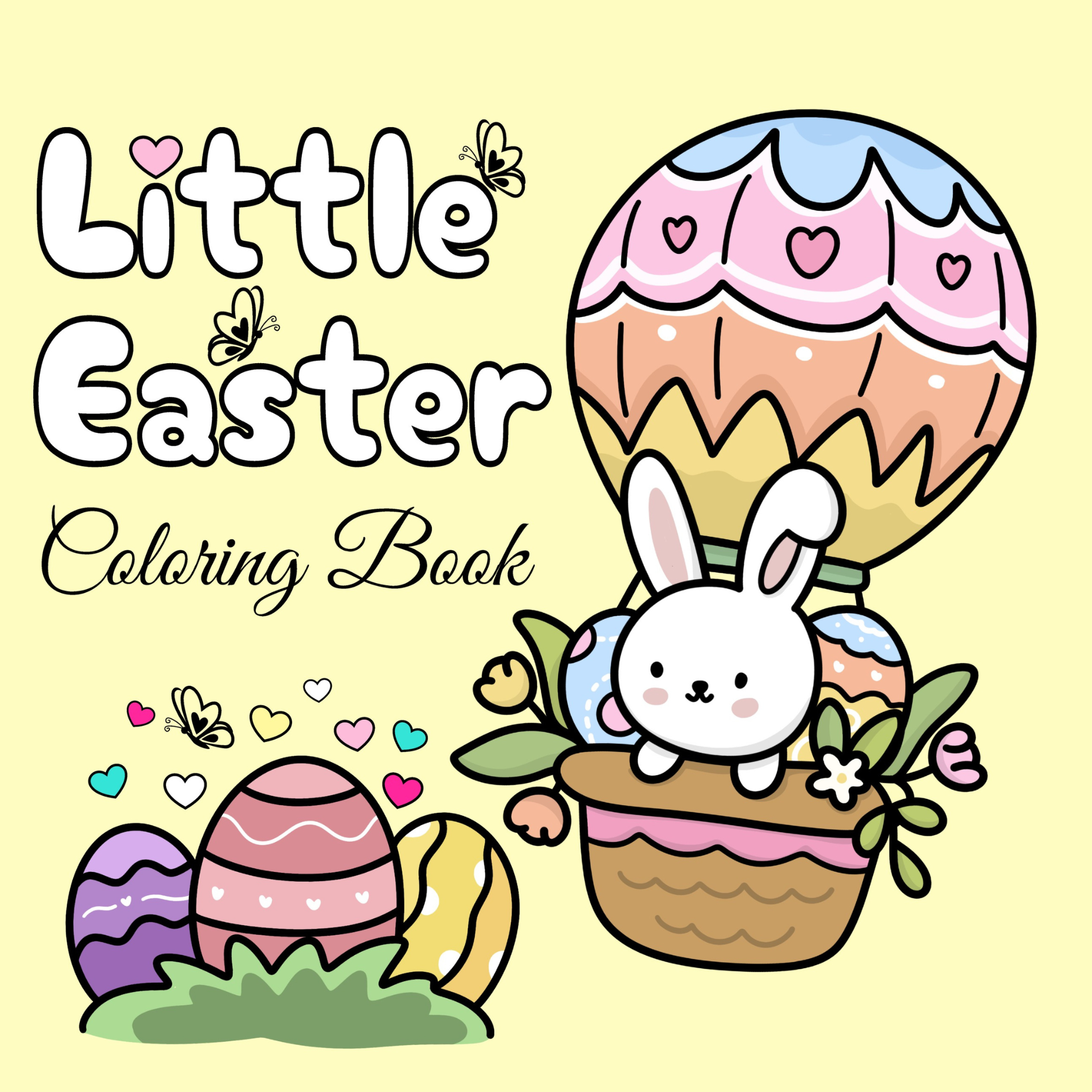 little easter friends cute coloring book availbale at amazon